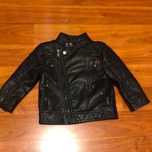 Black jacket faux leather 18m